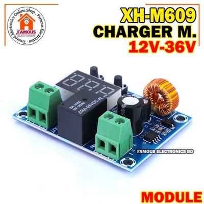 XH-M609 DC 12V-36V Charger Module Voltage OverDischarge Protection Precise Undervoltage Protection Module Board_img_2