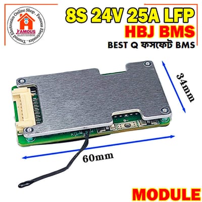 HBJ 8s 24V 25A LFP LiFePO4 BMS_img_1