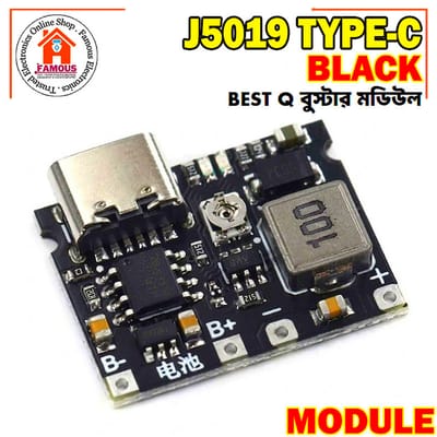 J5019 Li-ion 3.7/4.2 Volt Battery Charger Board + DC-DC Step Up Type C With Battery Protection_img_1