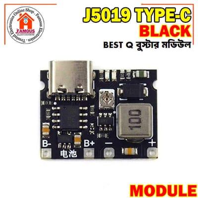 J5019 Li-ion 3.7/4.2 Volt Battery Charger Board + DC-DC Step Up Type C With Battery Protection_img_2