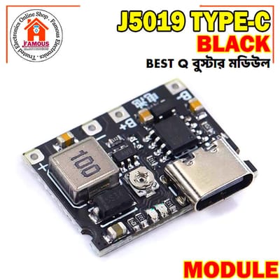 J5019 Li-ion 3.7/4.2 Volt Battery Charger Board + DC-DC Step Up Type C With Battery Protection_img_0