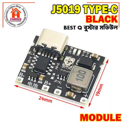 J5019 Li-ion 3.7/4.2 Volt Battery Charger Board + DC-DC Step Up Type C With Battery Protection_img_4