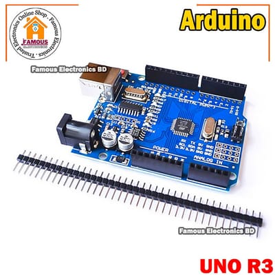 Arduino UNO R3 ATMEGA328P Chip CH340G Development Board with Data Cable and Headers_img_3